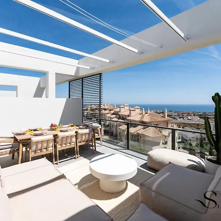 Luxury 3-bed Villa, Sea View, Pool & Jacuzzi Дом отдыха Михас